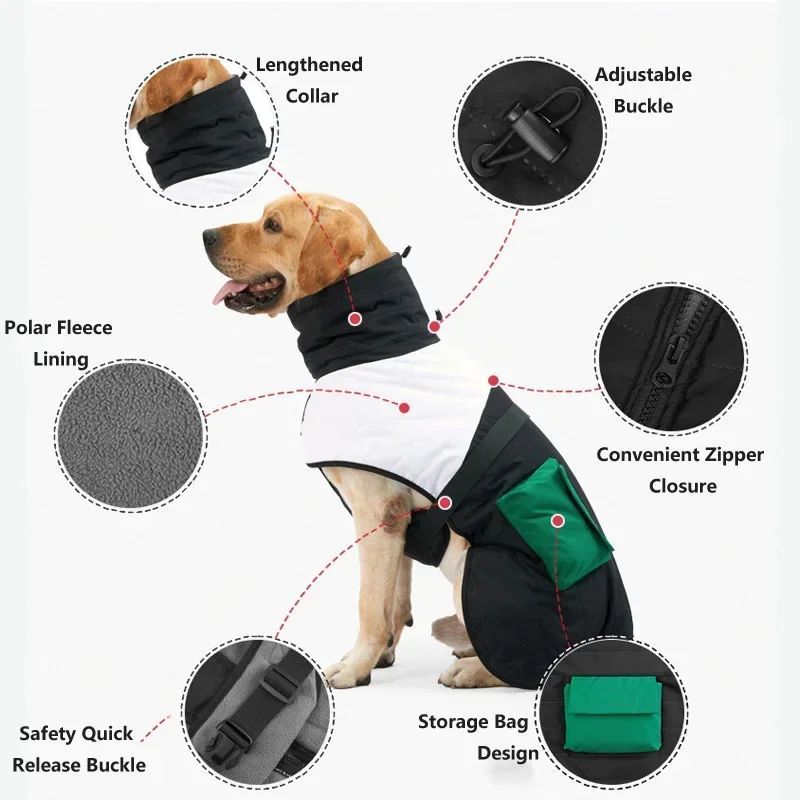 Waterproof Warm Dog Clothes