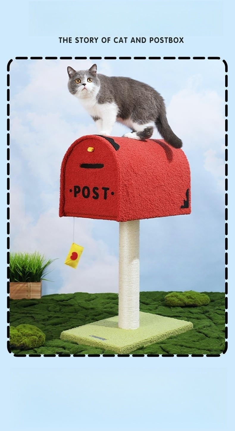 Mailbox Cat Scratcher